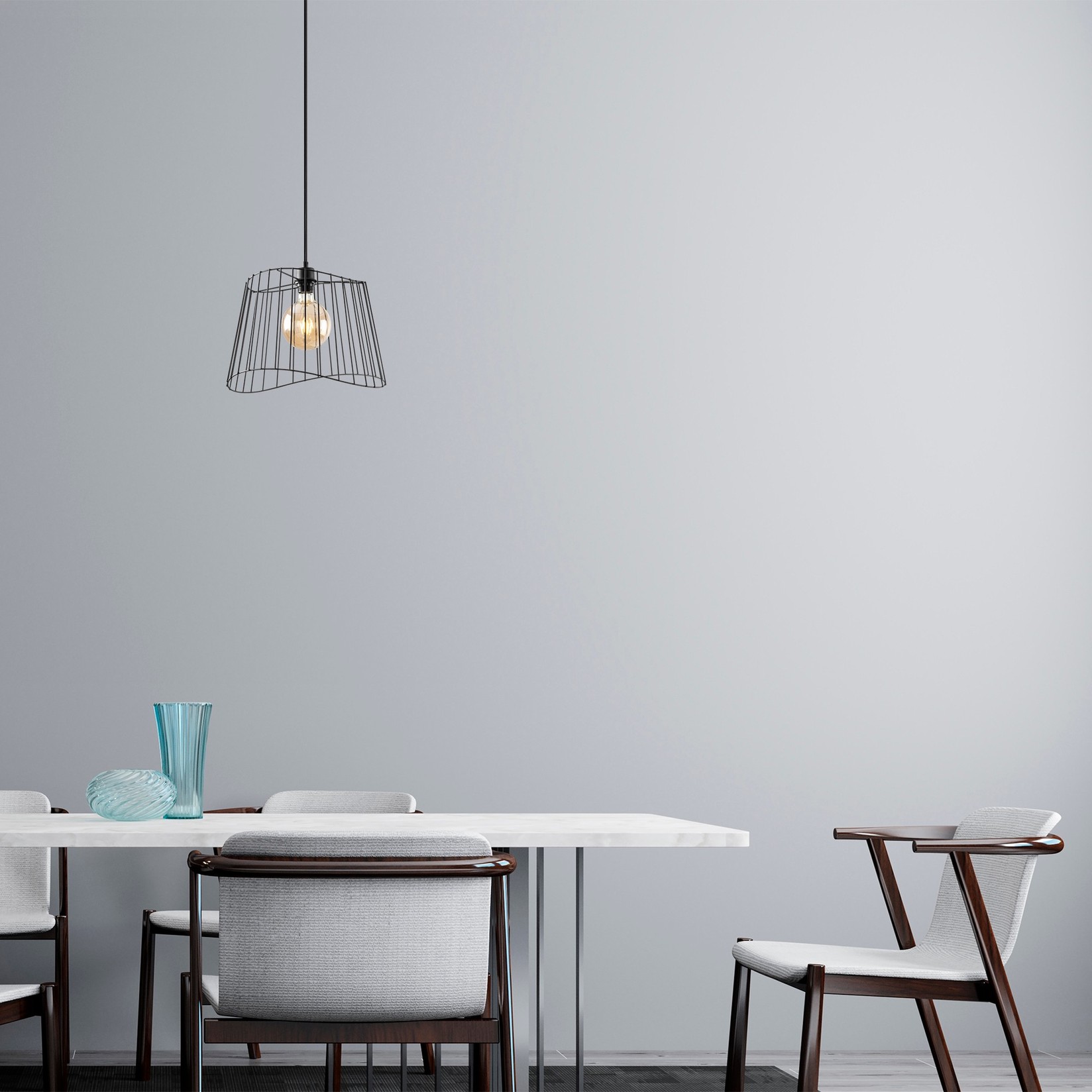 Opviq Luster Byisoo-6340, 46-126 см, 40 см капаче E27, 40W, бакарни бои