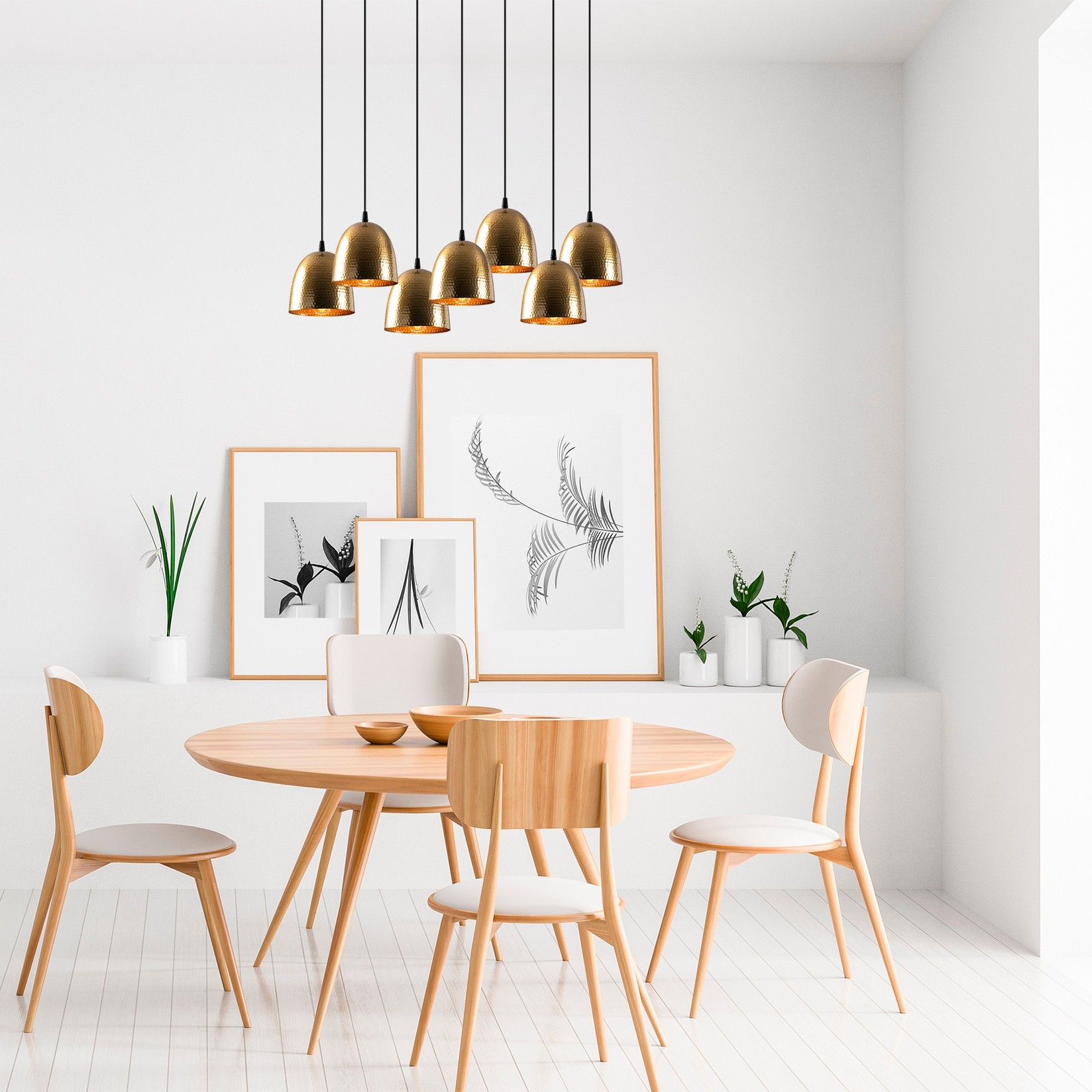 Тетоважа со сјај Opviq-6184, 85x35cm 7xE27