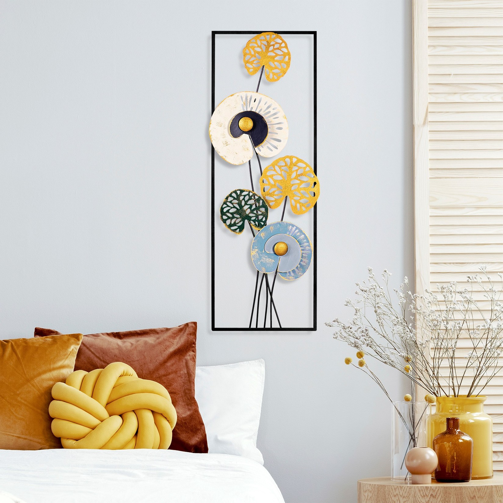 Wallity декорација за dzид Лоза 3-3, 32x90x4 см, шарена