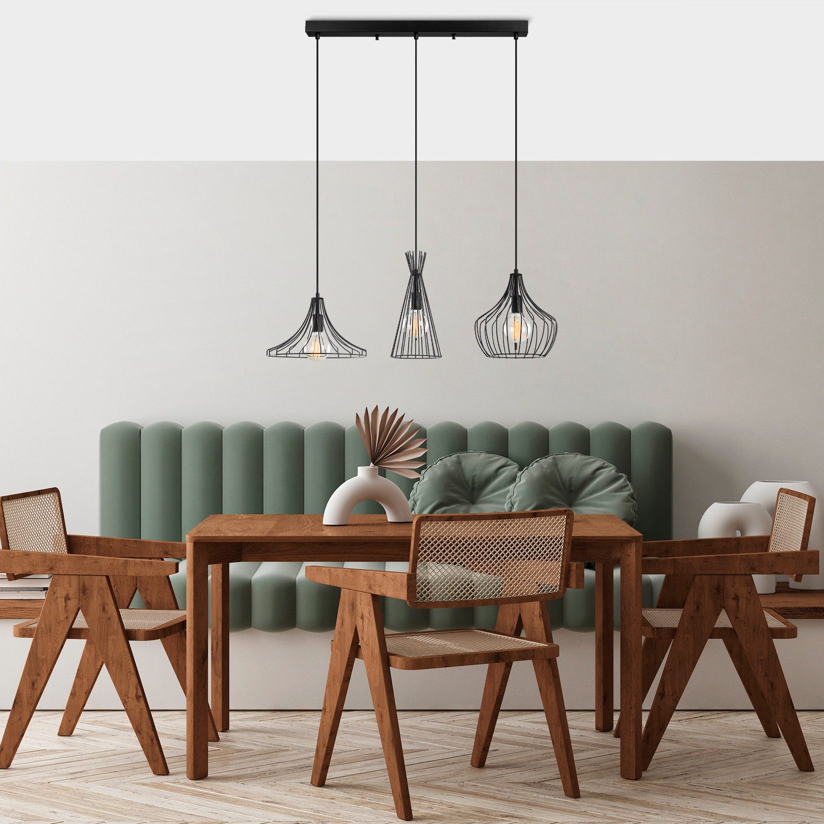 Opviq Chandelier Mesopotamya-N-1287, 55 cm, 3xE27