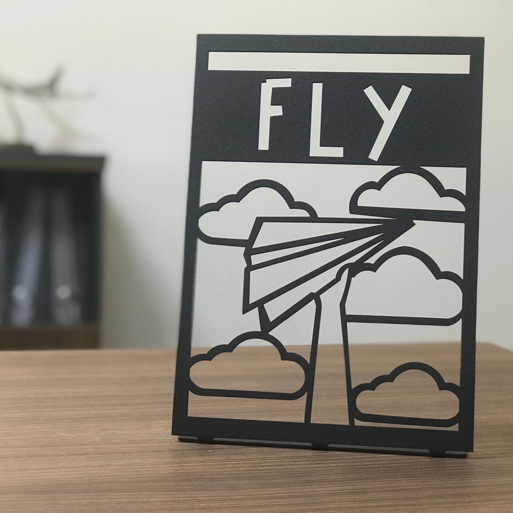 Декоративна фигура „Млавичка капсула" од Аберто Дизајн, 2 мм, црна