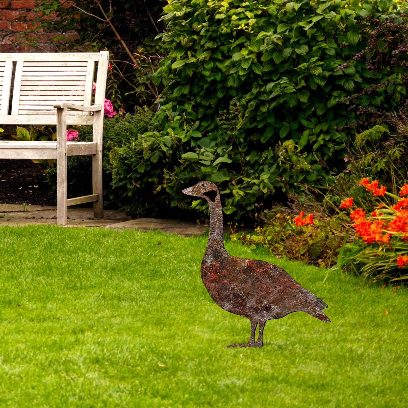 Аберто Дизајн Декоративна фигура Гуска 01, 64x44 см, 1,5 мм