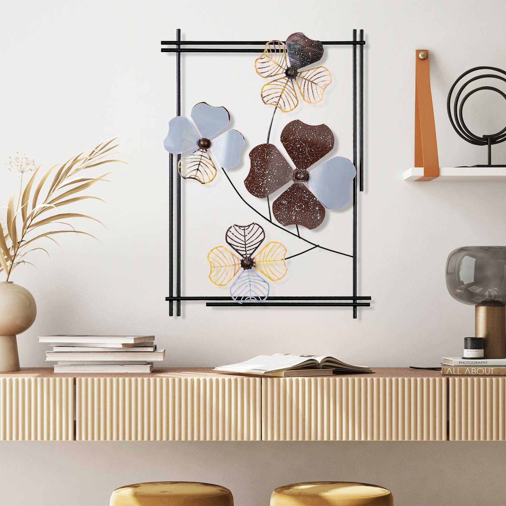 Wallity декорација за dzид Weinan 3, 50x70x4 см, шарена