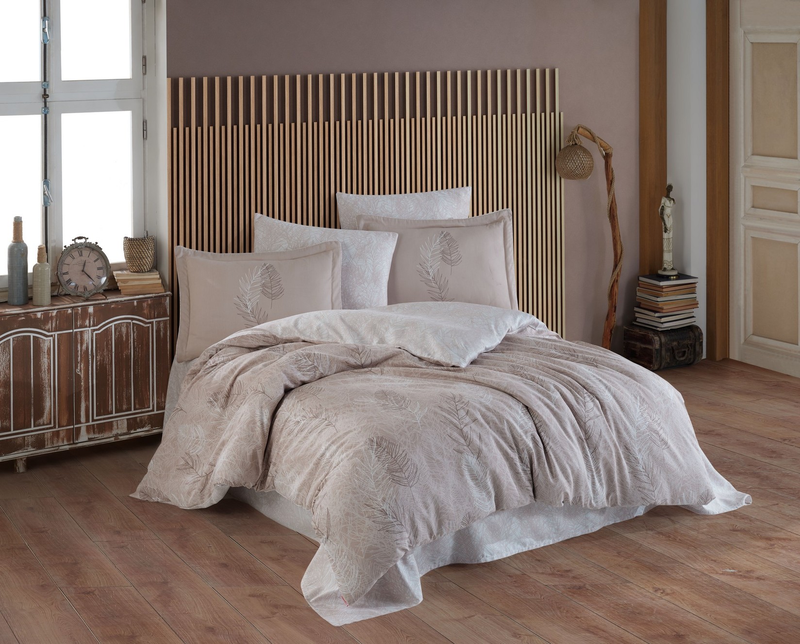 Комплет постелнина L'essentiel Maison Fiona, 200x220 cm, крем-беж