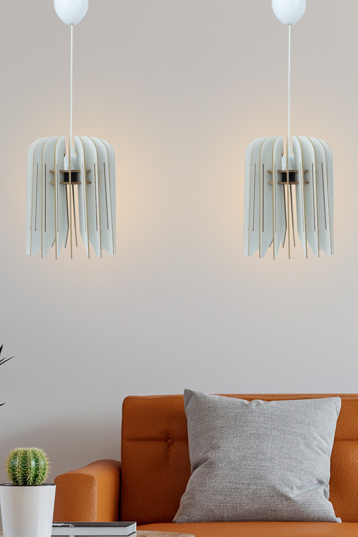 Opviq Luster 211-LB2, 65 см 25 см, бела