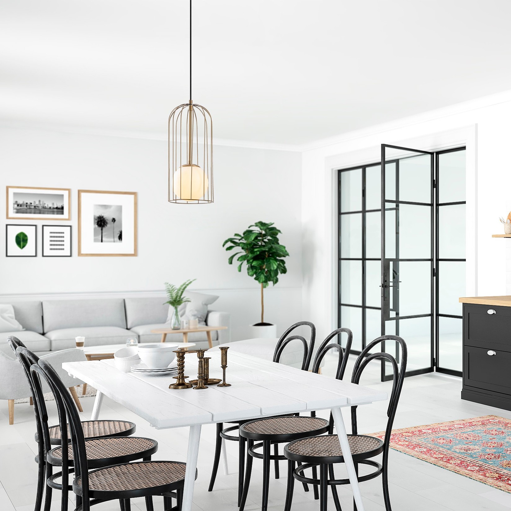 Opviq Luster Tweety-2915, 59-139 см, E27, 17x17 см