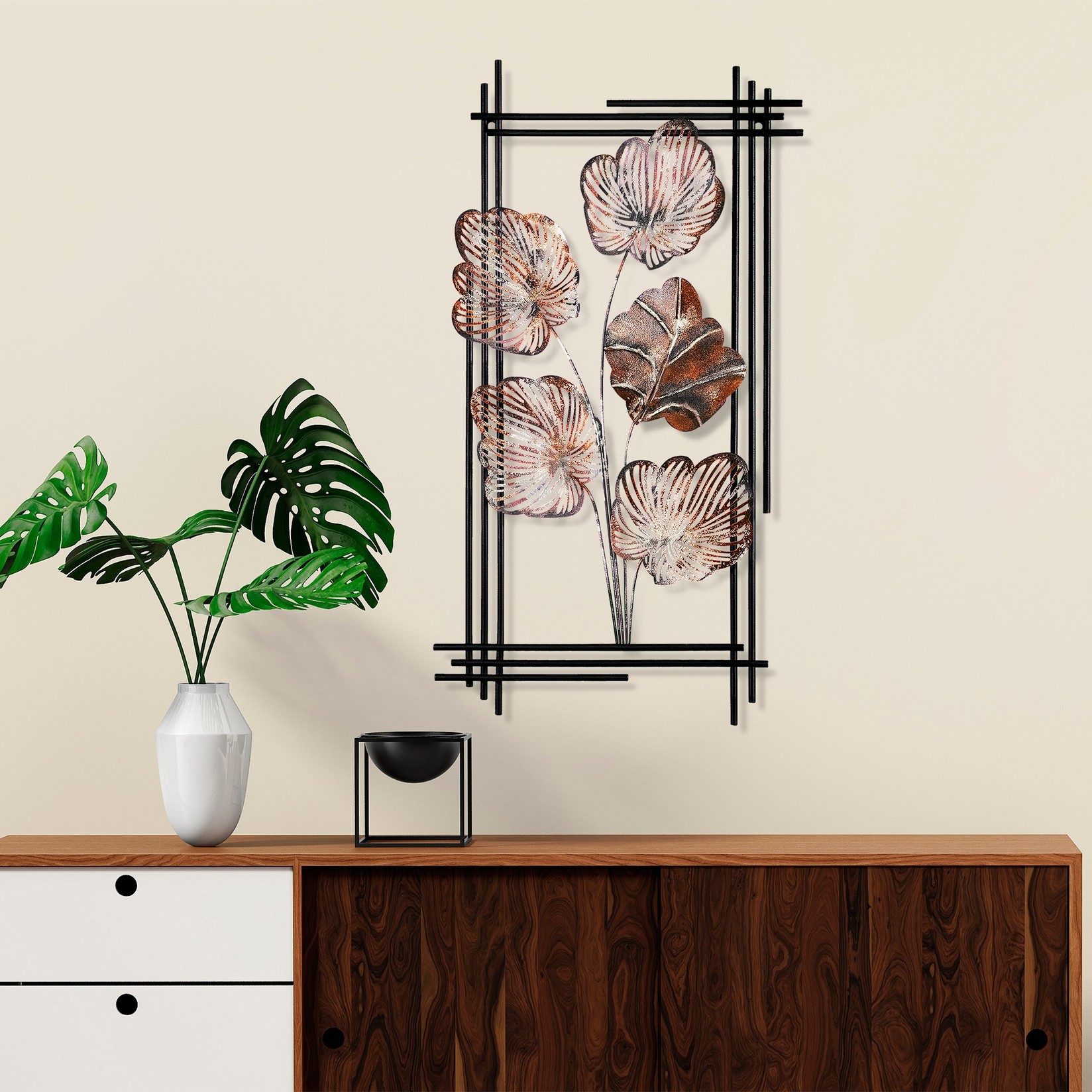 Wallity декорација за dzид Daiyu 3, 48x87x4 см, шарена