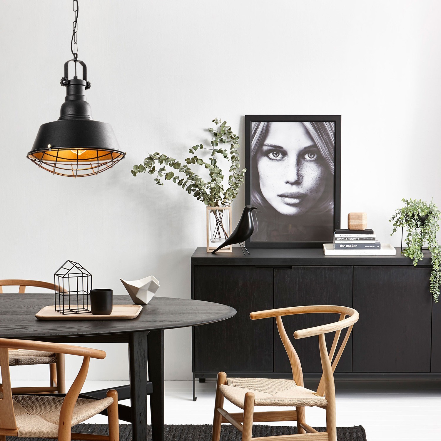 Opviq Luster Saglam-3716, 86cm, 30 cm, E27