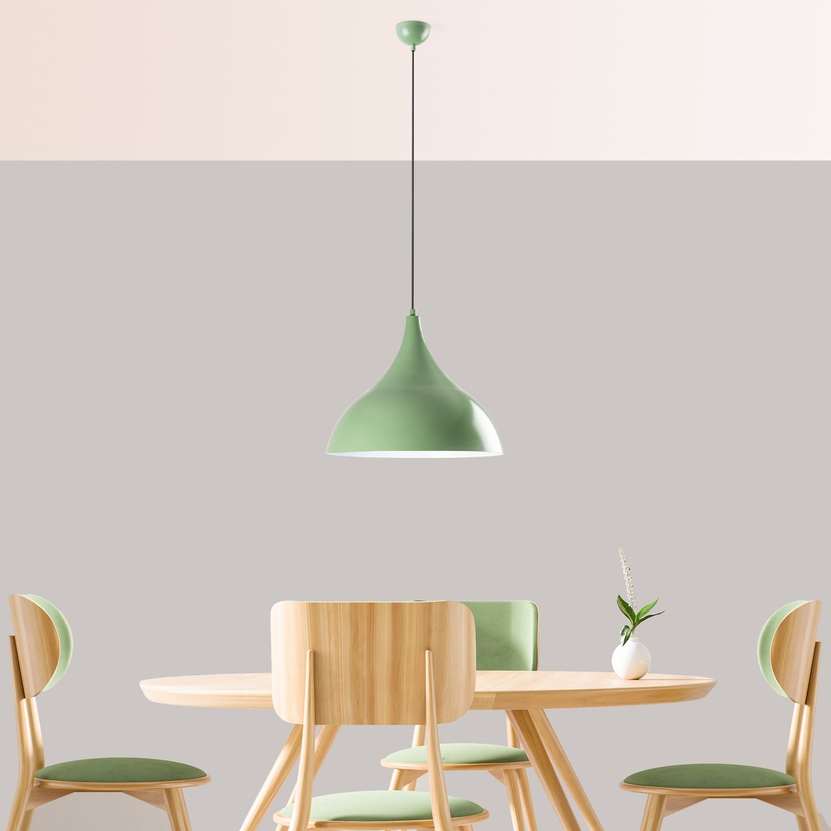 Лустер Opviq Bitlisim, 42-133cm, O41 cm, зелен