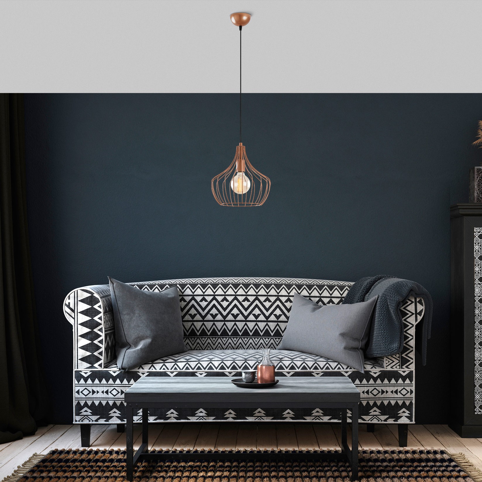 Opviq Luster Mesopotamya-N-1278, 126cm, 27cm, E27