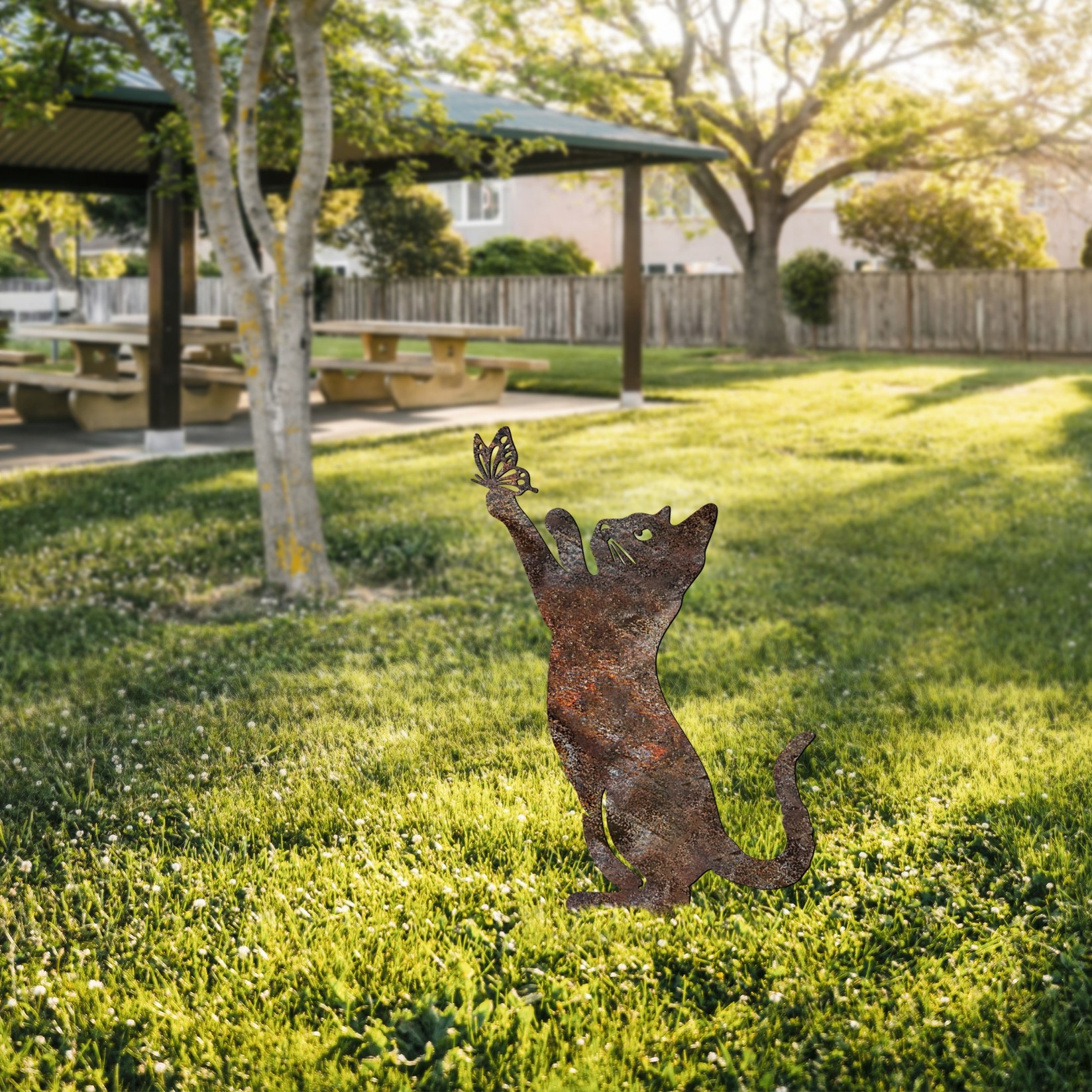 Декоративна фигура „Катче 01" од Аберто Дизајн, 49x24 см, 1,5 мм