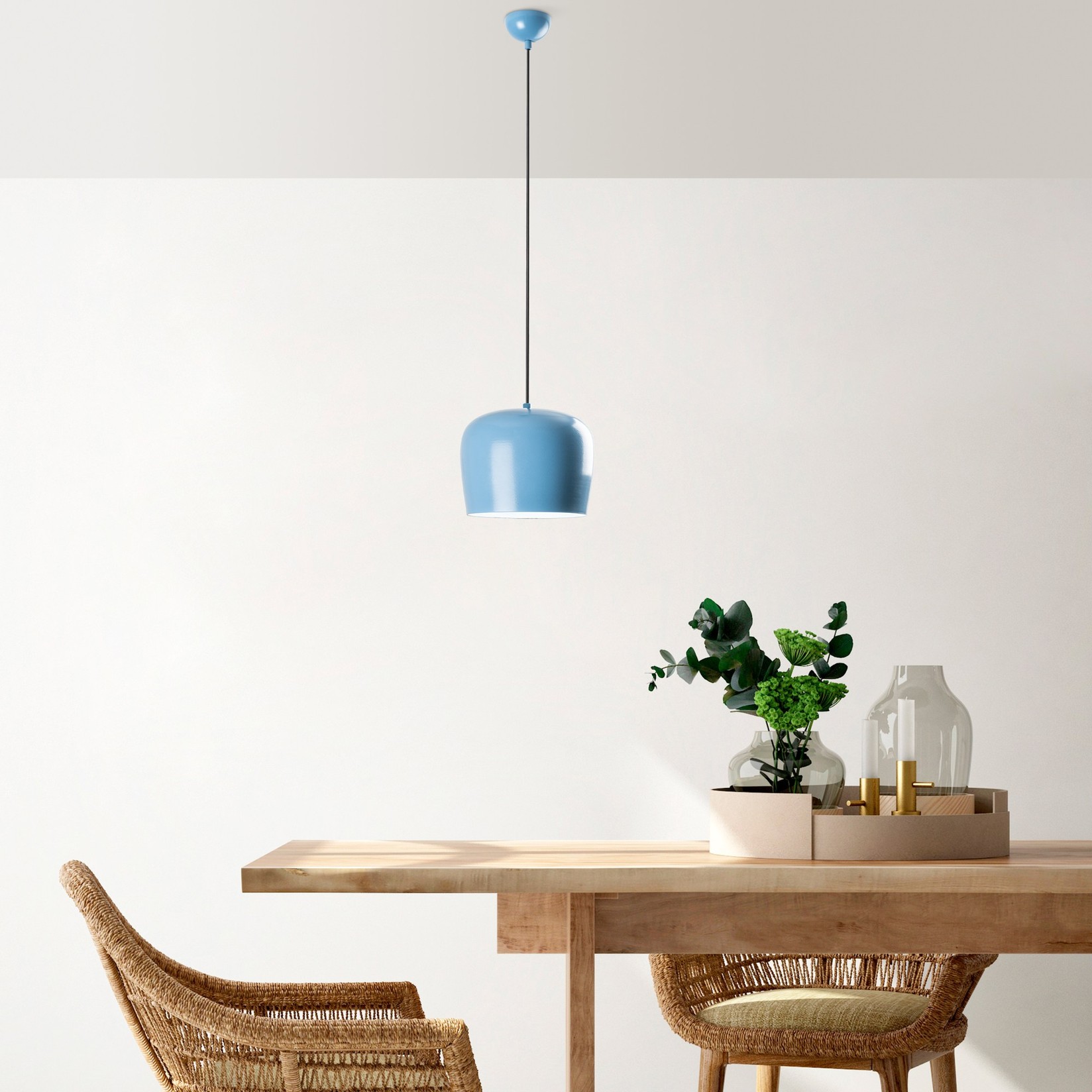 Opviq Luster Yozgat, 24-114 см, O23 см, Сина