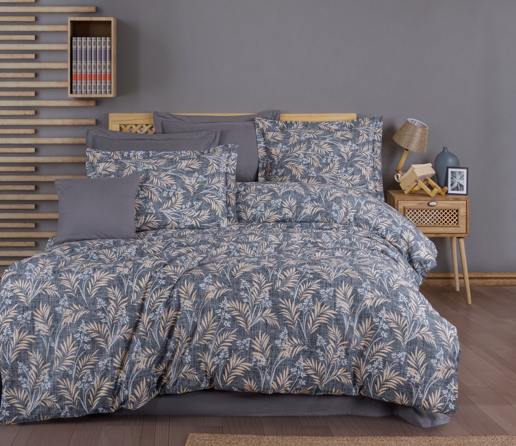 Комплет постелнина L'essentiel Maison Tugba, 200x220 cm, Шарена