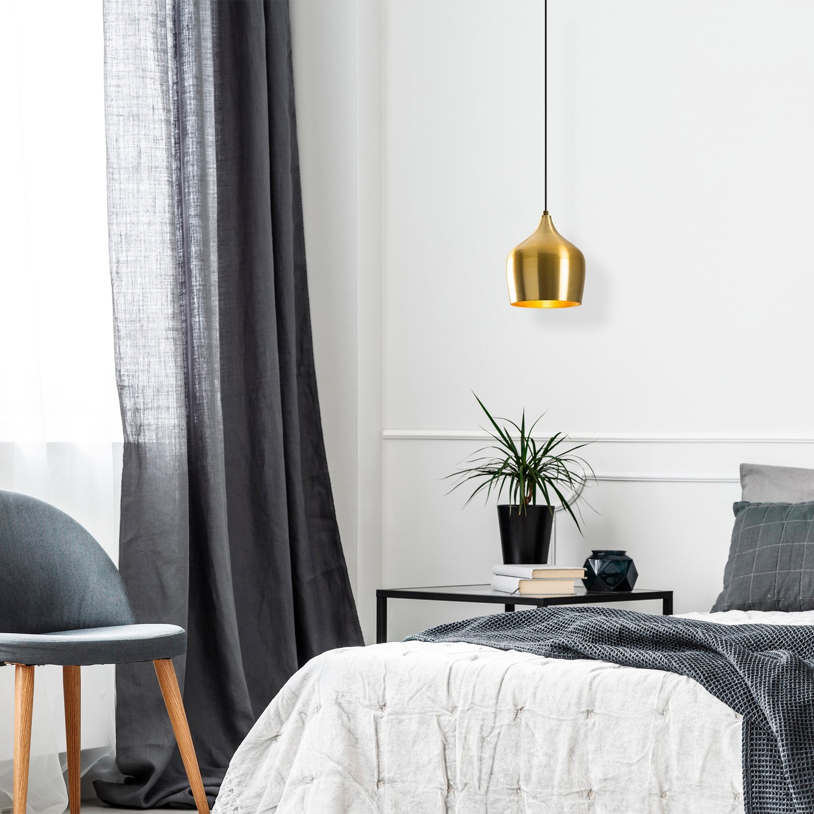 Opviq Luster Dodo-2707, 120 см22 x 22 см, IP20, црна