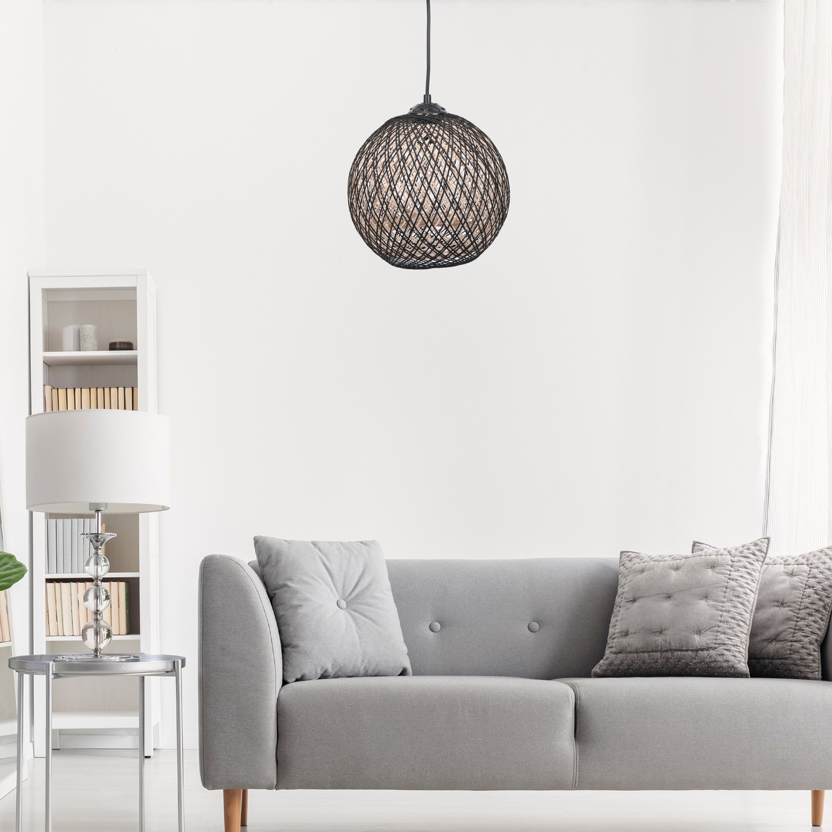 Opviq Luster 190, 55 см, E27, 40W, црна