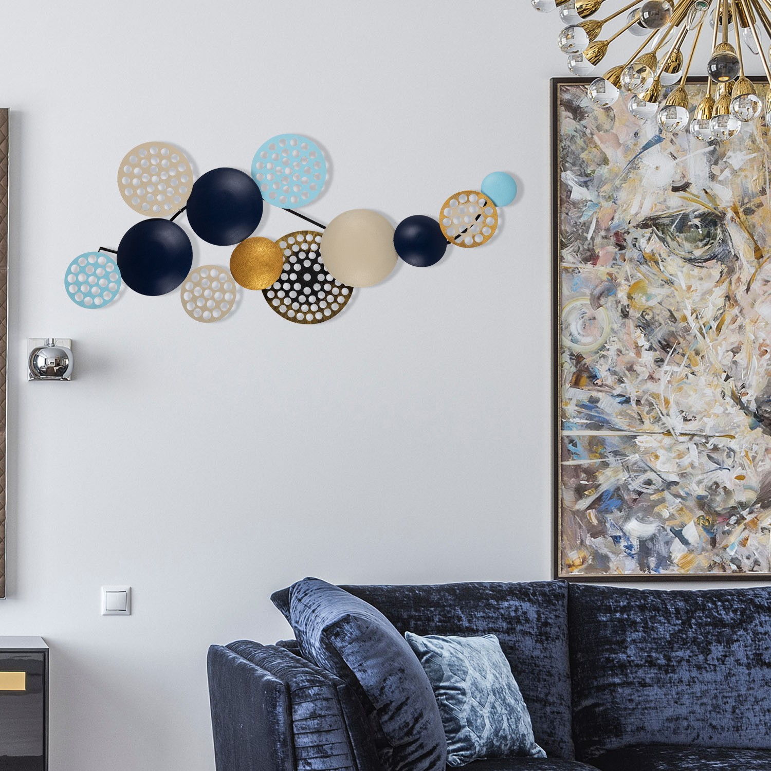 Wallity декорација за dzид Бронте, 90x42 см 0,8 мм, шарена