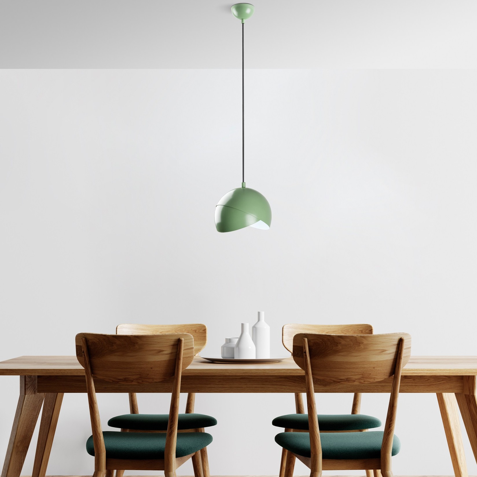 Opviq Luster Pacman, 22-114 см, O20 см, E27, зелена