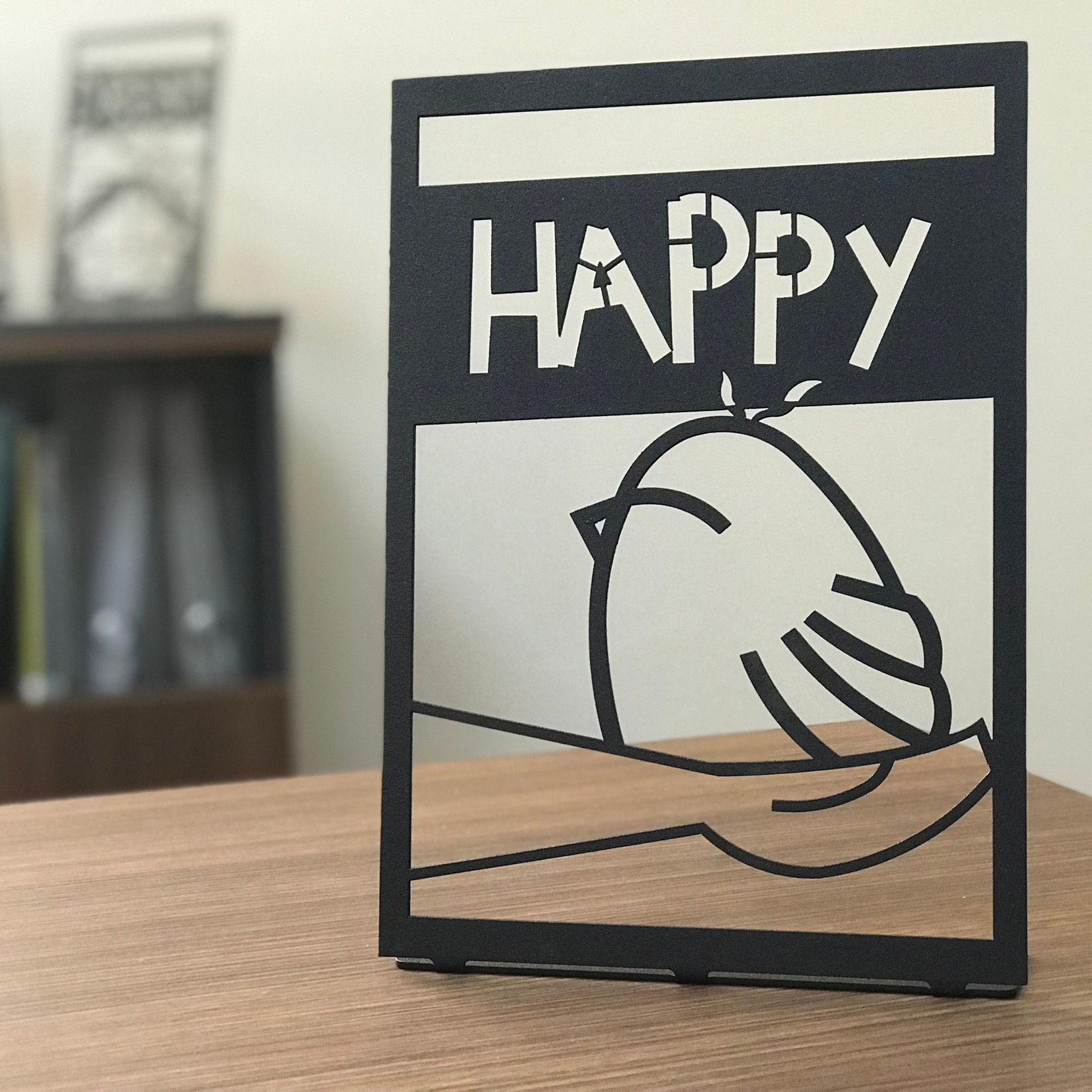 Декоративна фигура „Aberto Design Happy Pod", 2 мм, црна