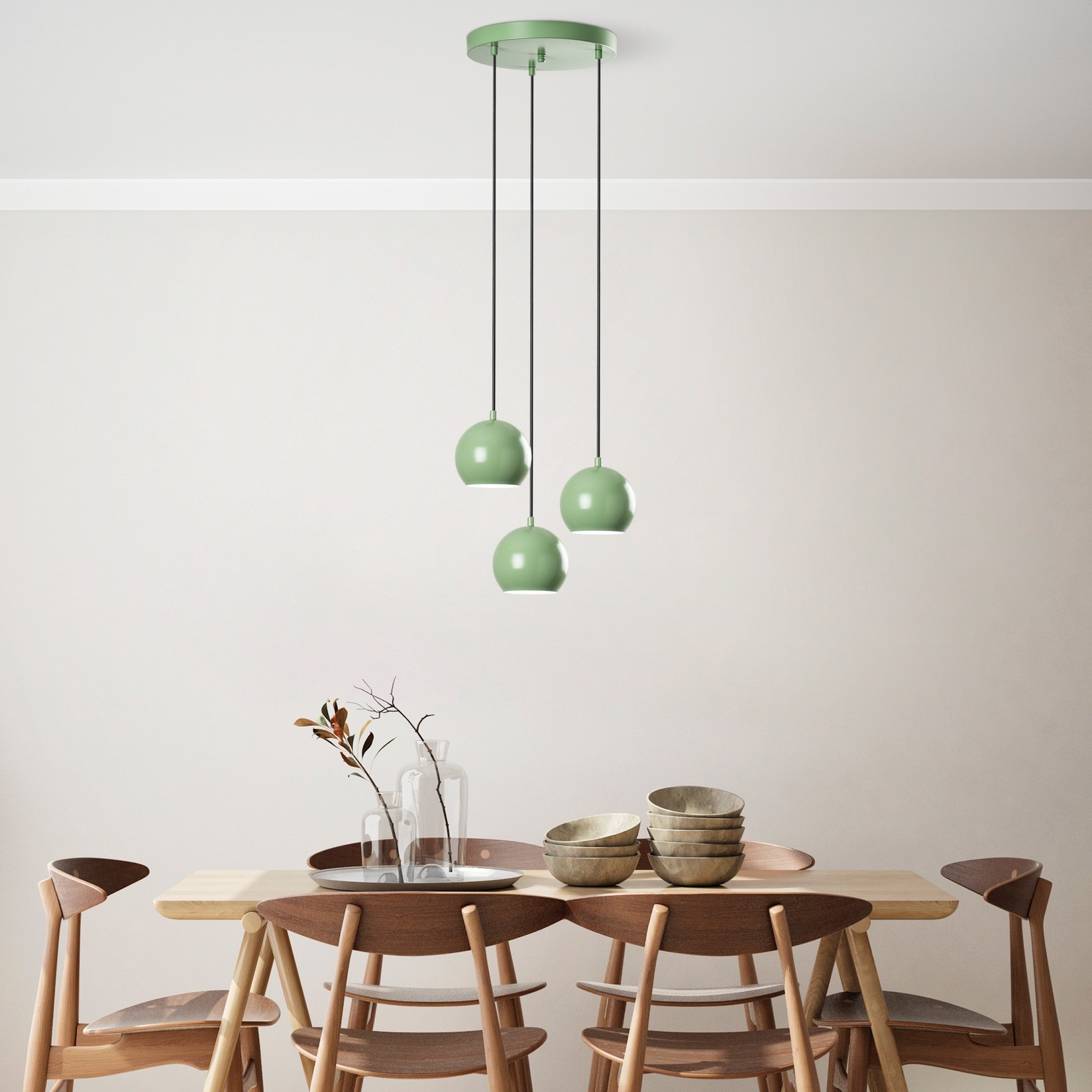 Opviq Luster Top-15-241-1, 45-111cm, O45 cm, 3xE27, Тиркизна