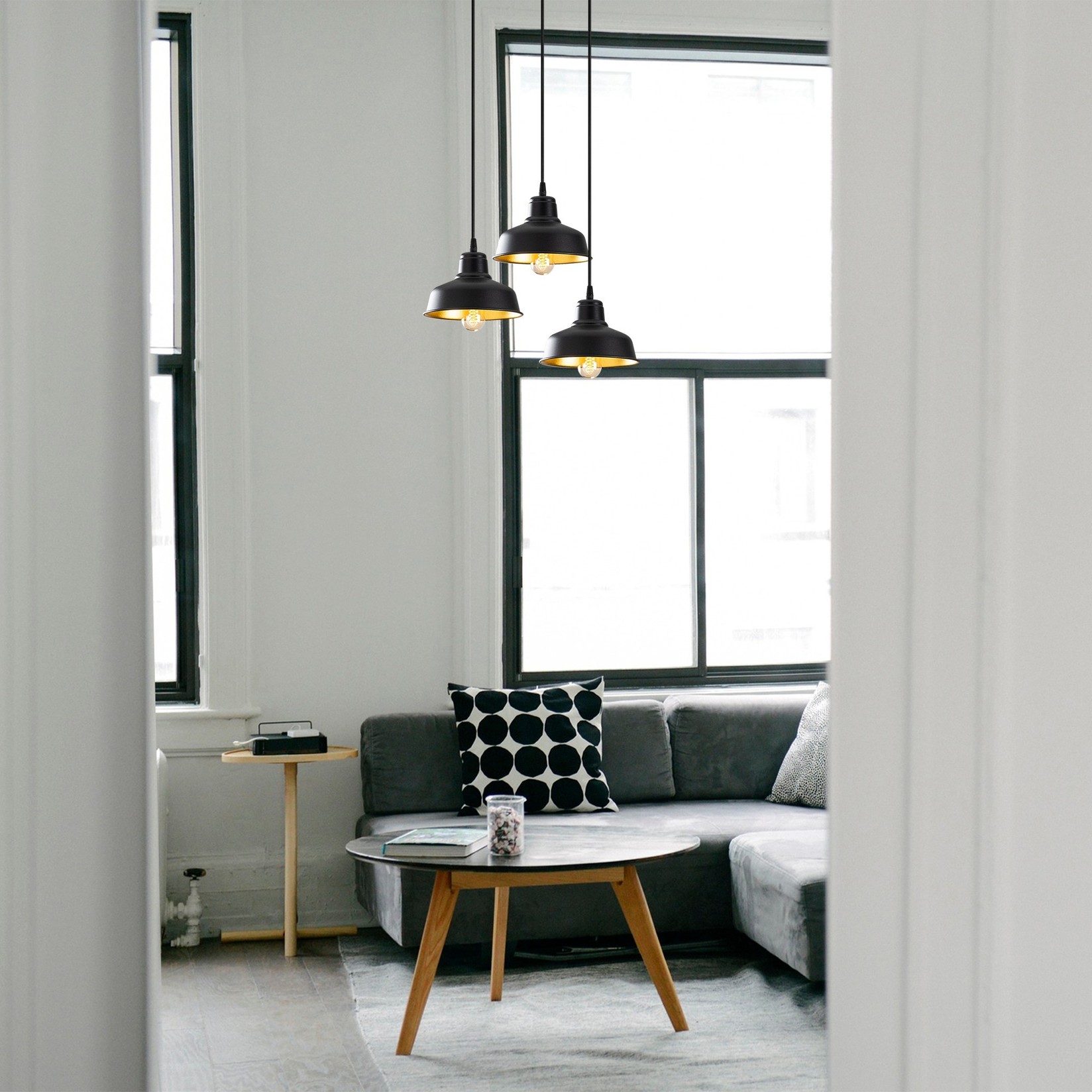 Opviq Luster Berceste-181BLACK-S2, 59 см, 3xE27