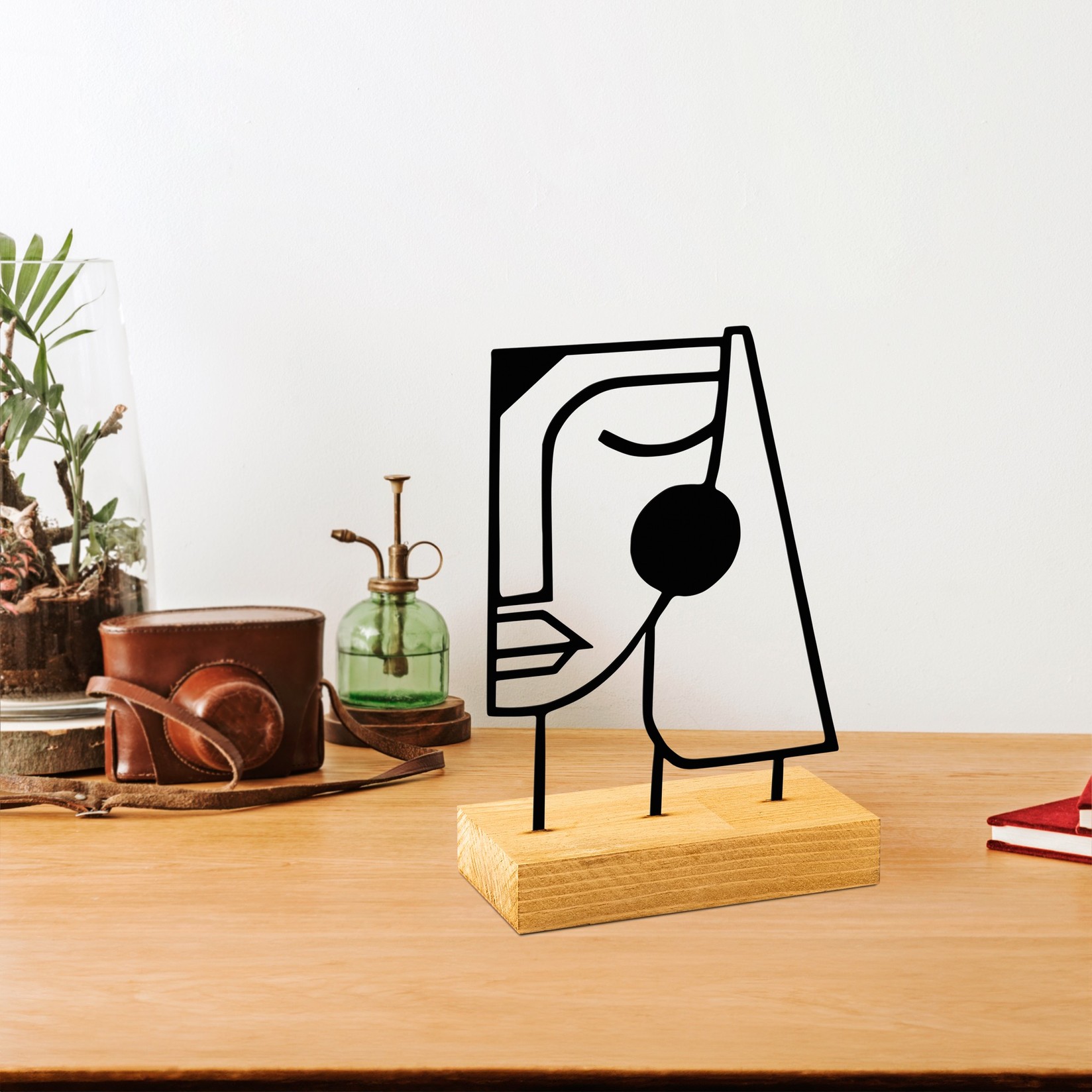 Декоративна фигура Aberto Design Serenity, 26x8x17 см, црна