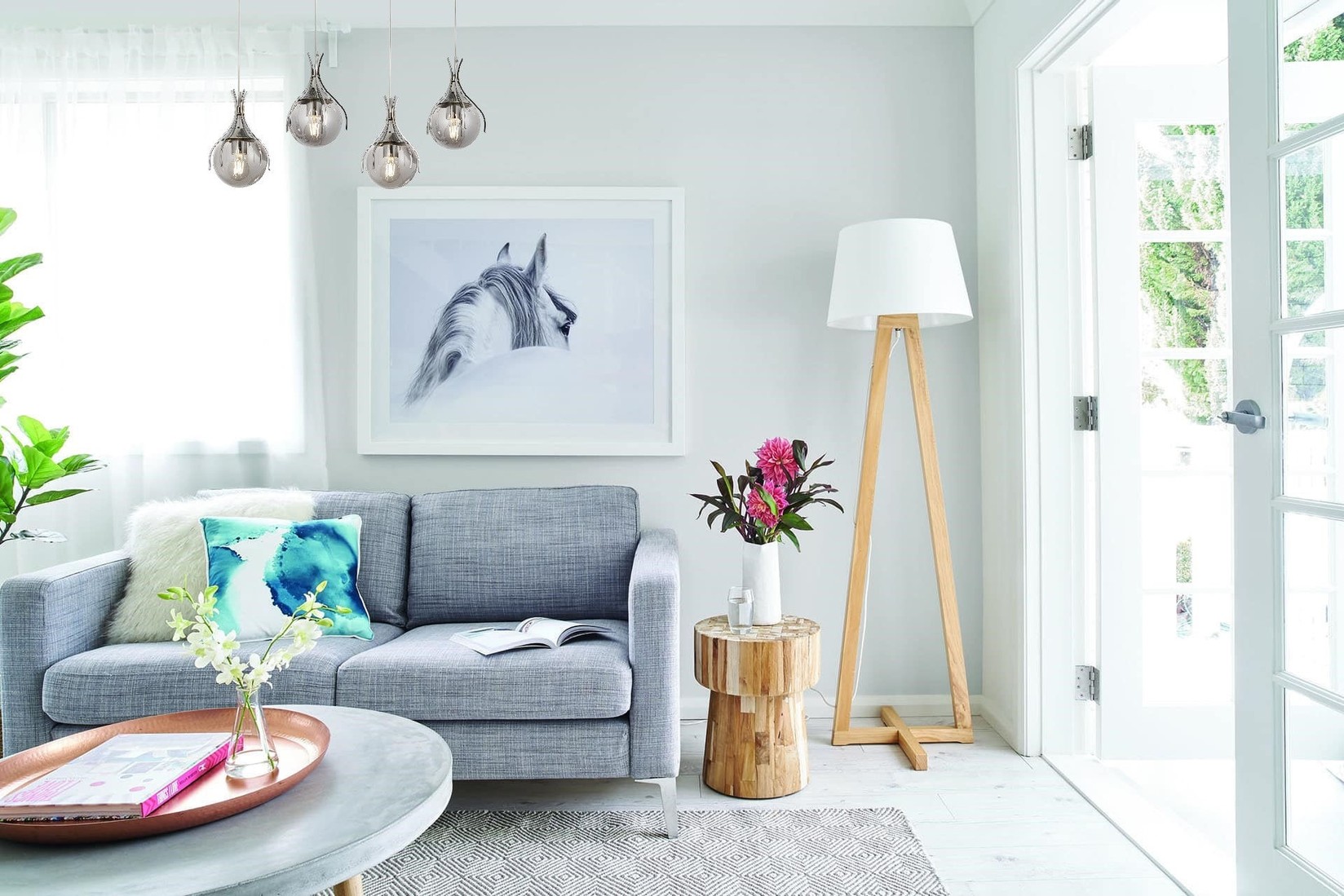 Opviq Luster AV-1766-4KY, 80 cm, 4xE27, IP20