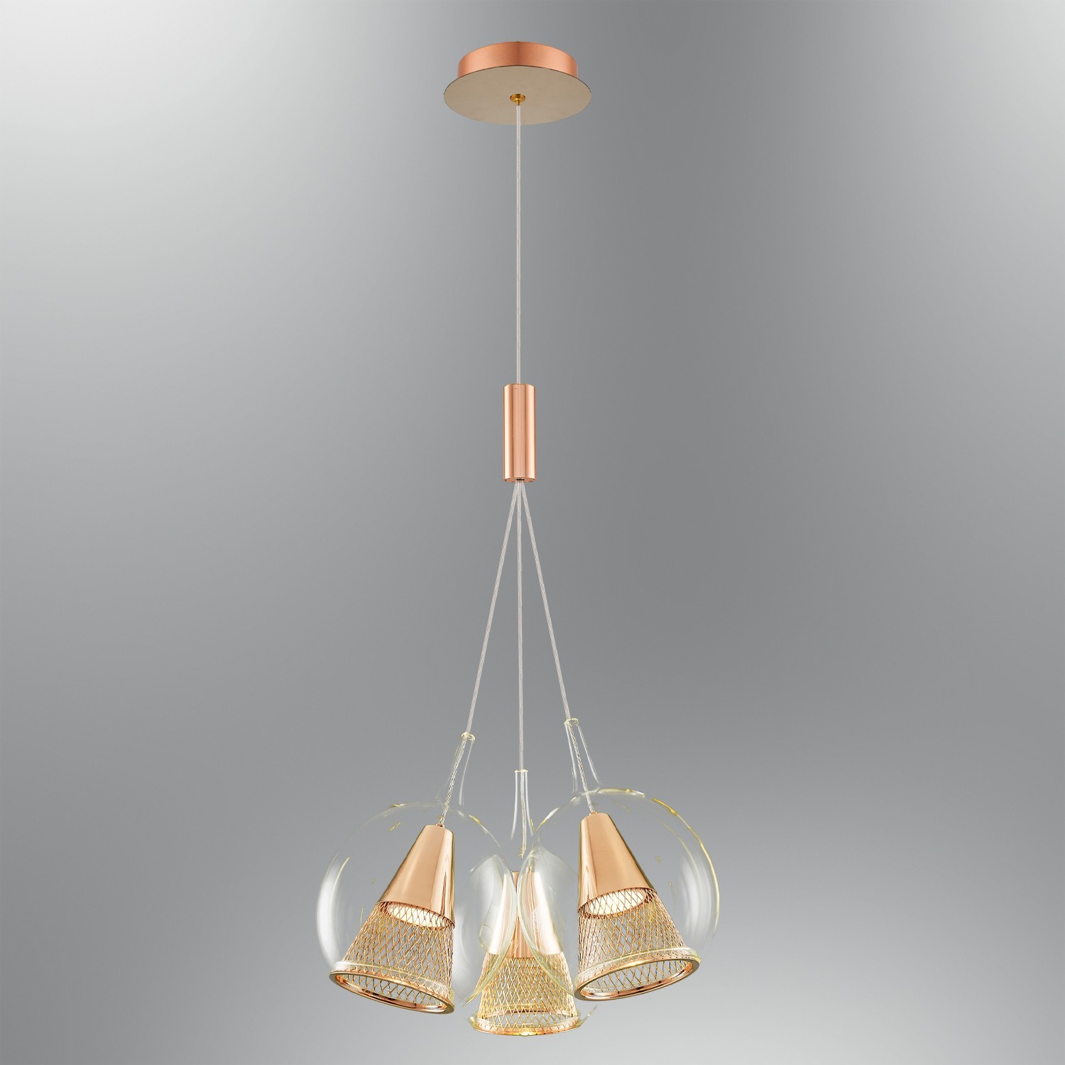 Opviq Luster 341574, 120 см, 36 см, 3x5W G10, 1500 Lm, златни бои