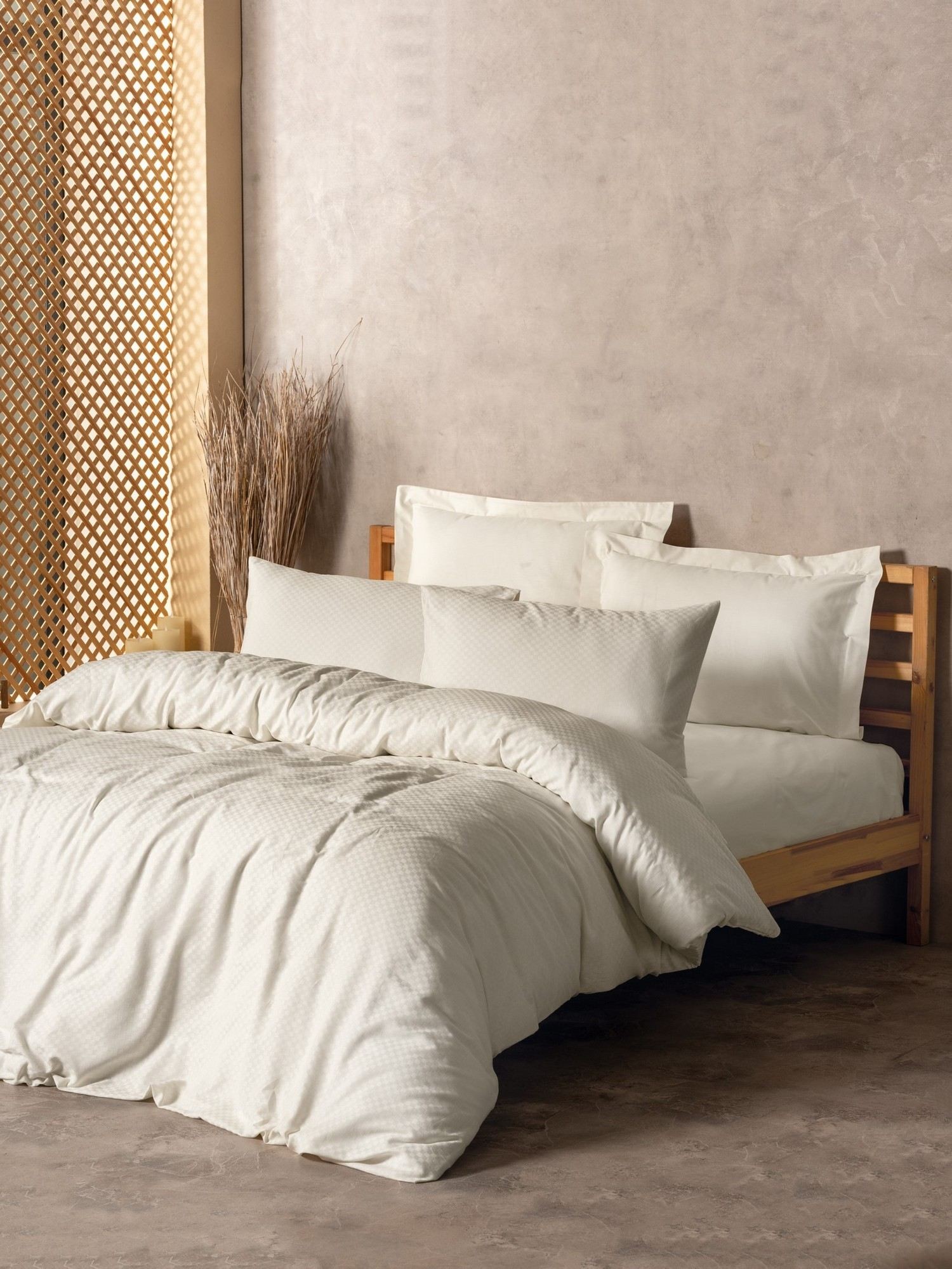 Комплет постелнина L'essentiel Maison Кариран, 200x220 cm, црна