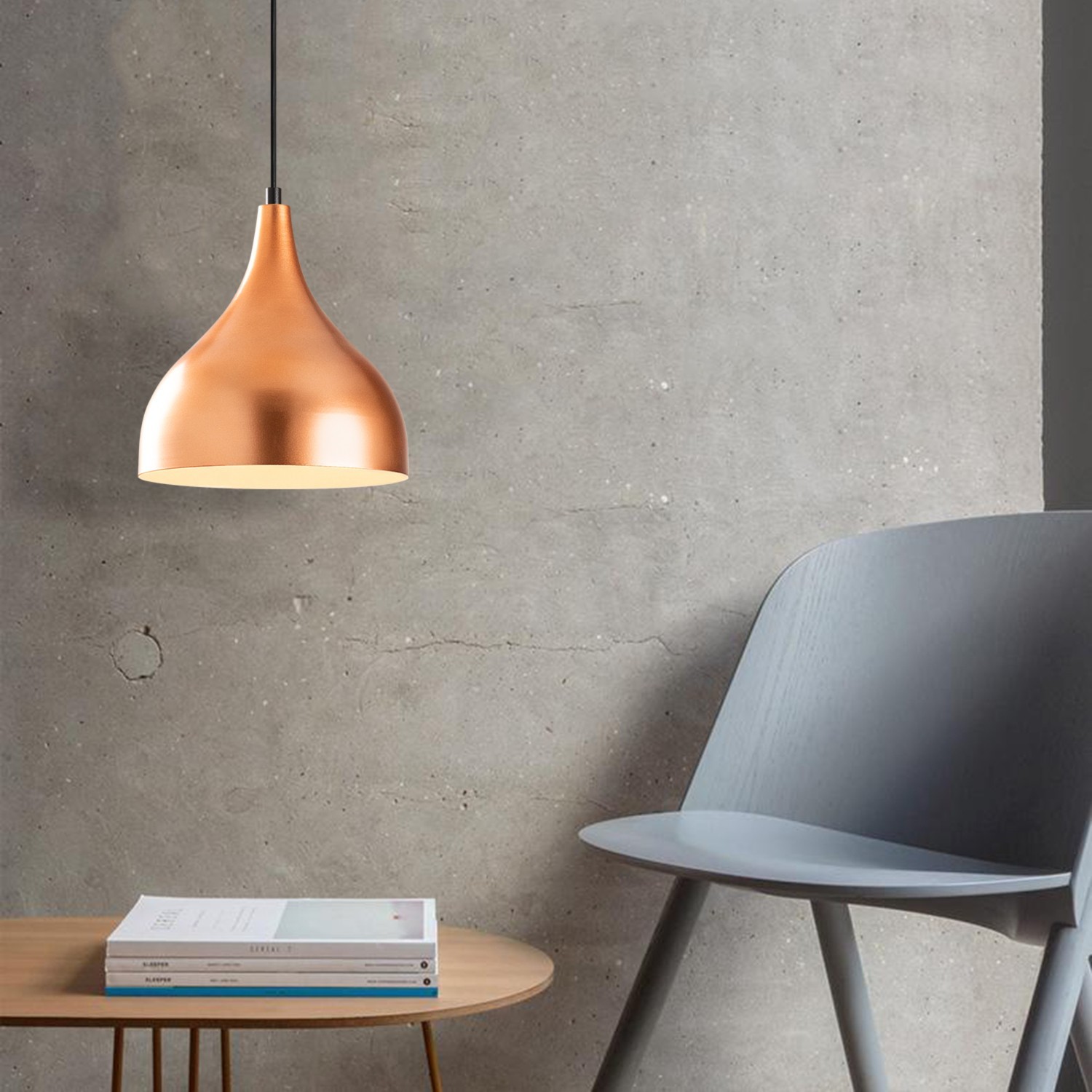 Opviq Luster Saglam-3726, 26 cm, E27, бакарна боја