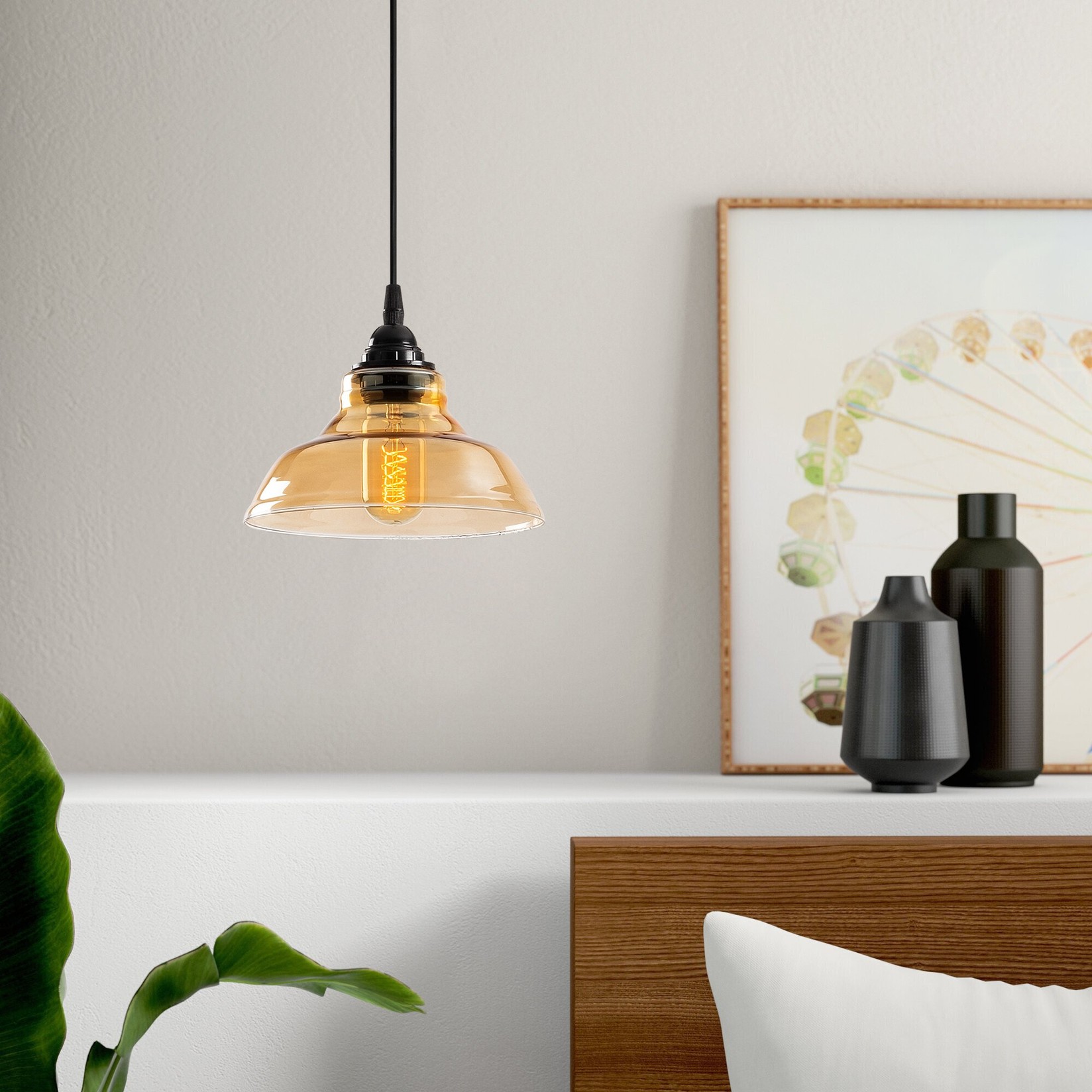 Opviq Luster Dilberay-324-S, 108cm 20x20 cm, E27, 40W, златни бои