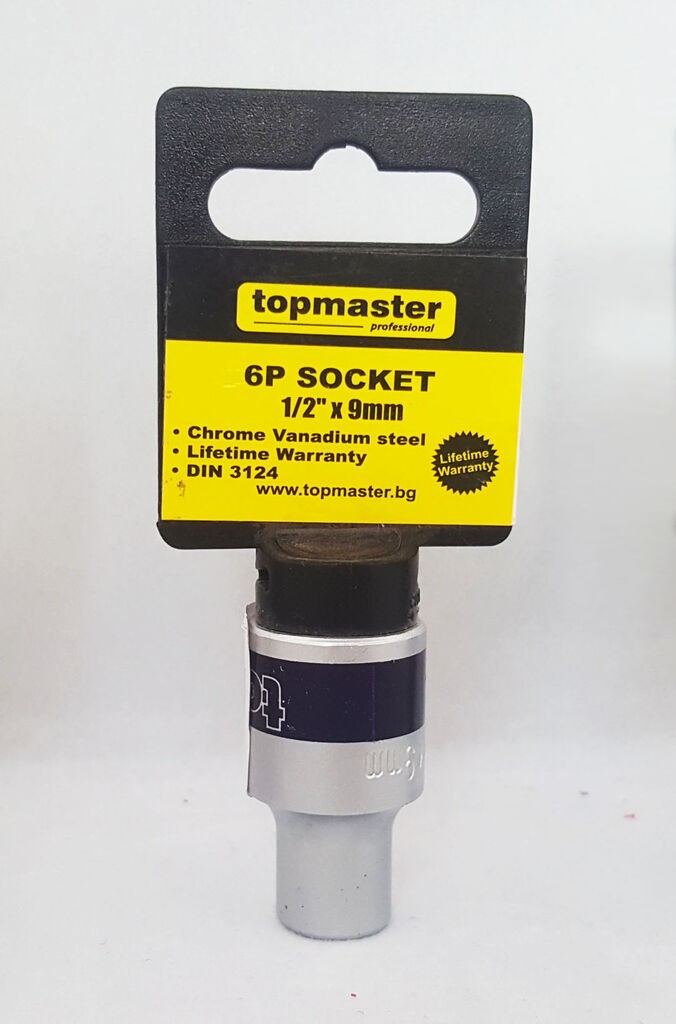 Topmaster Насаден краток клуч 1/2", 9mm ТМ 005298
