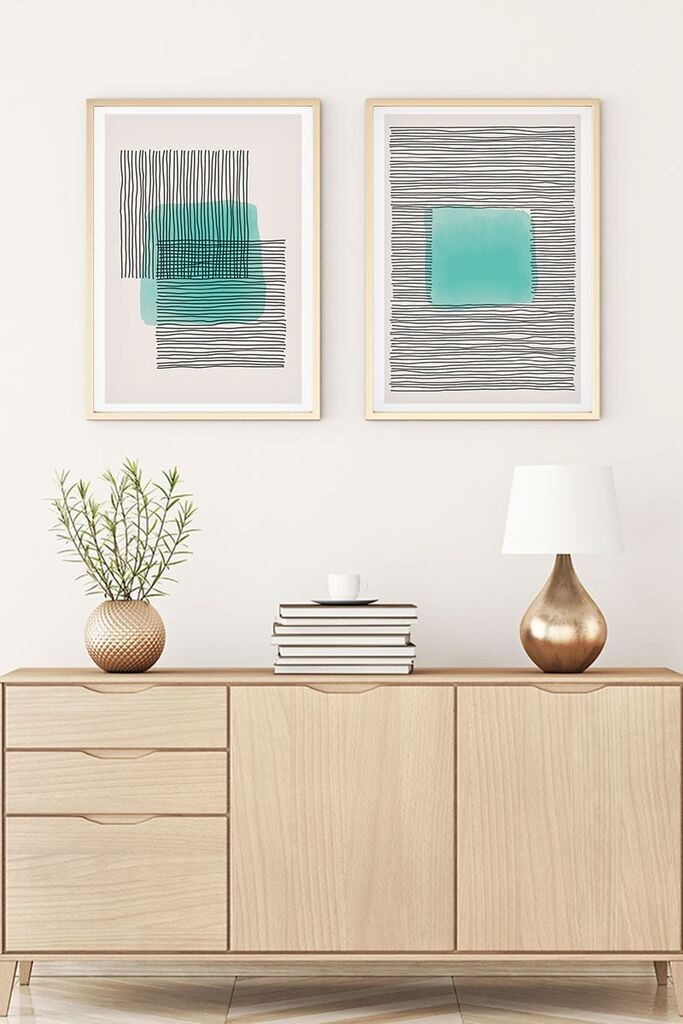 Слика во рамка Wallity Huhu141, 20x30 см, 2 дела