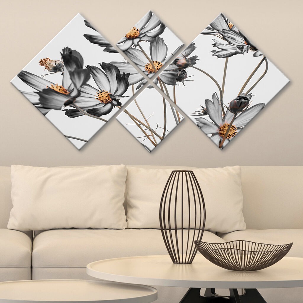 Слика Wallity 4MDF1524028472, 60x115 см, 4 дела