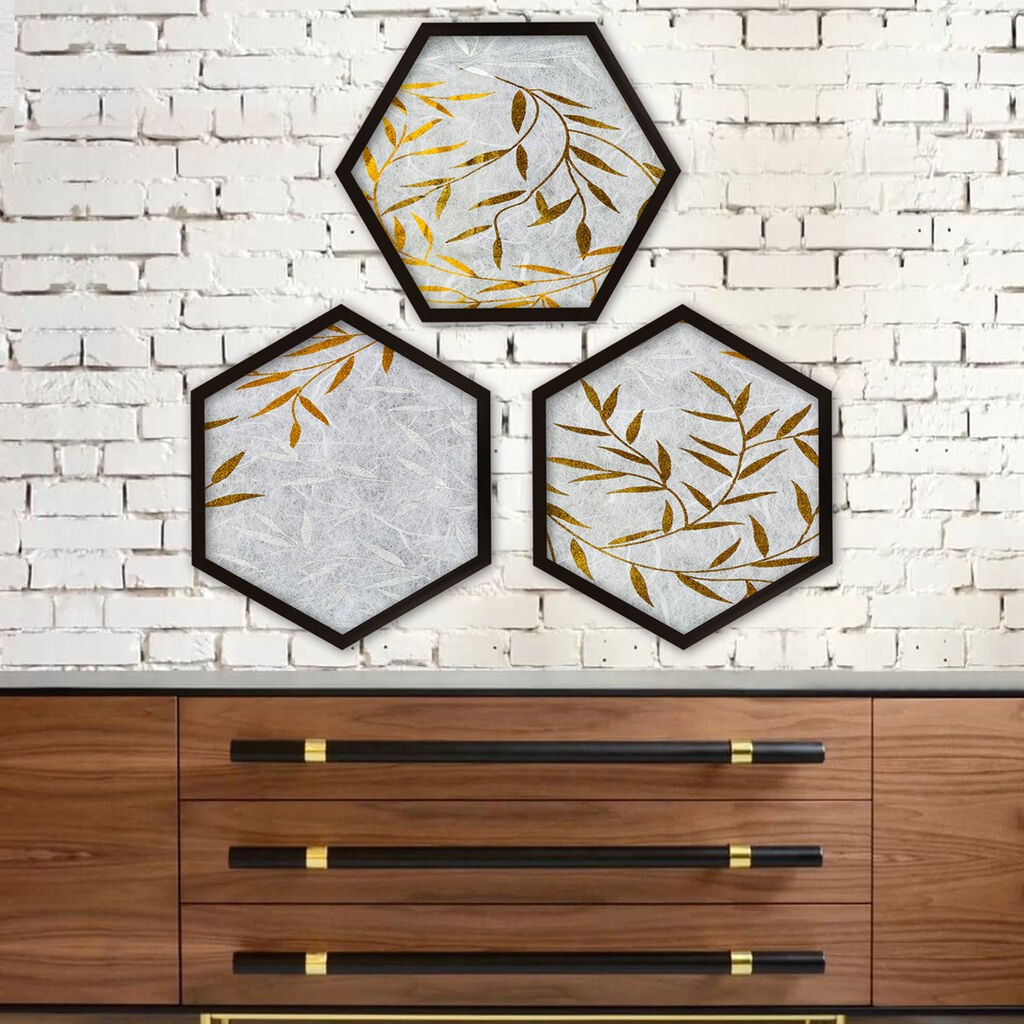 Wallity врамена слика 6GEN241483582, 35x35 см, 3 дела