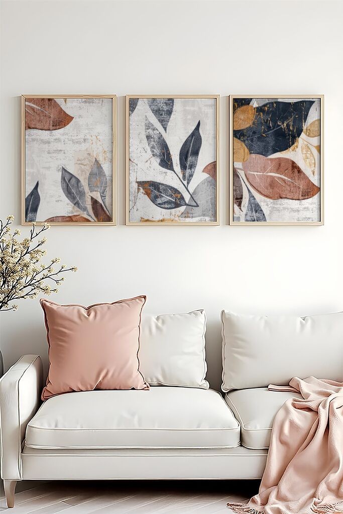 Слика во рамка Wallity Huhu467, 20x30 см, 3 дела