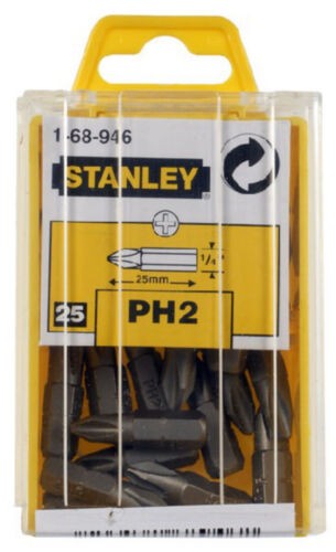 Stanley Бит 1/4" PH2×25mm 1/25 STN 1-68-946