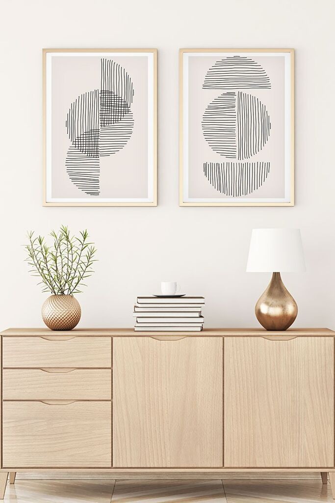 Wallity Huhu3 врамена слика, 20x30 см, 2 дела