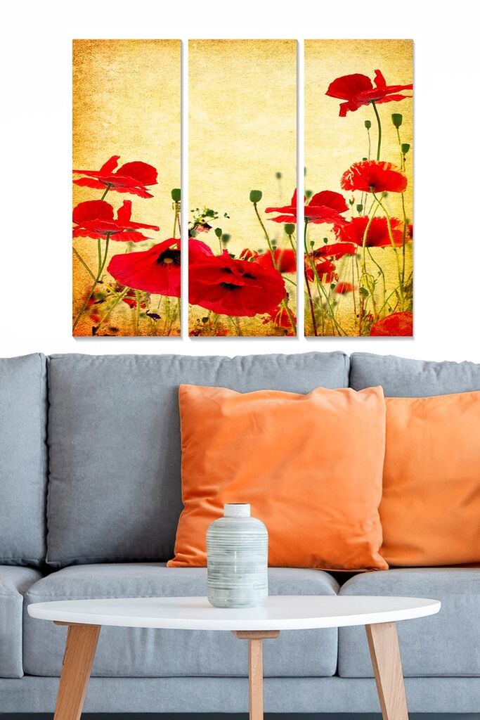 Wallity слика MDF1061214, 70x50 см, 3 дела