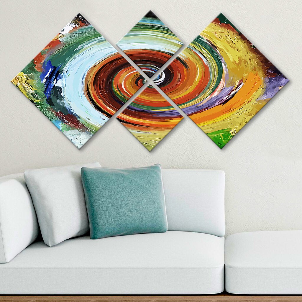 Слика Wallity 4MDF293906417, 60x115 см, 4 дела