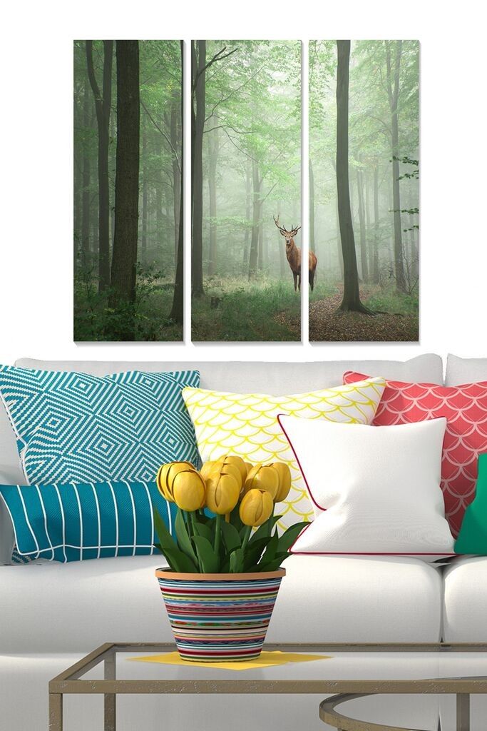 Wallity слика MDF1060377443, 70x50 см, 3 дела