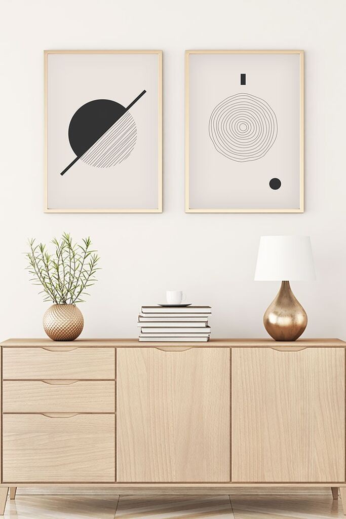 Слика во рамка Wallity Huhu85, 20x30 см, 2 дела