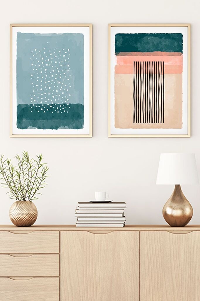 Слика во рамка Wallity Huhu54, 20x30 см, 2 дела