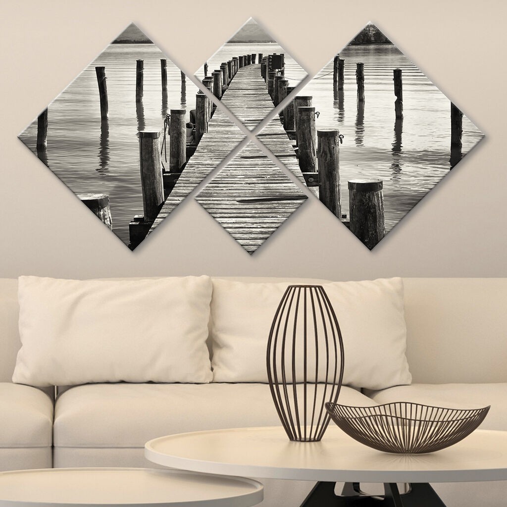 Слика Wallity 4MDF261904097, 60x115 см, 4 дела