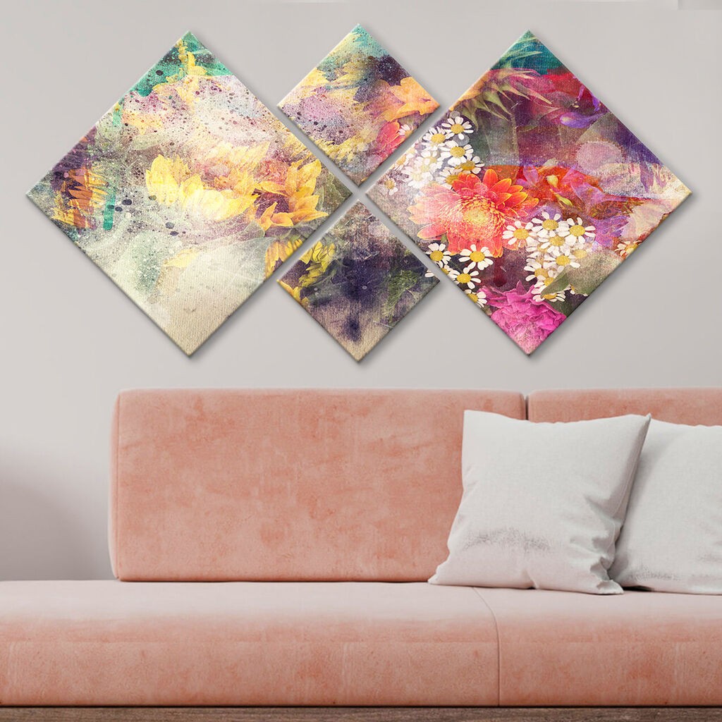 Слика Wallity 4MDF559168150, 60x115 см, 4 дела