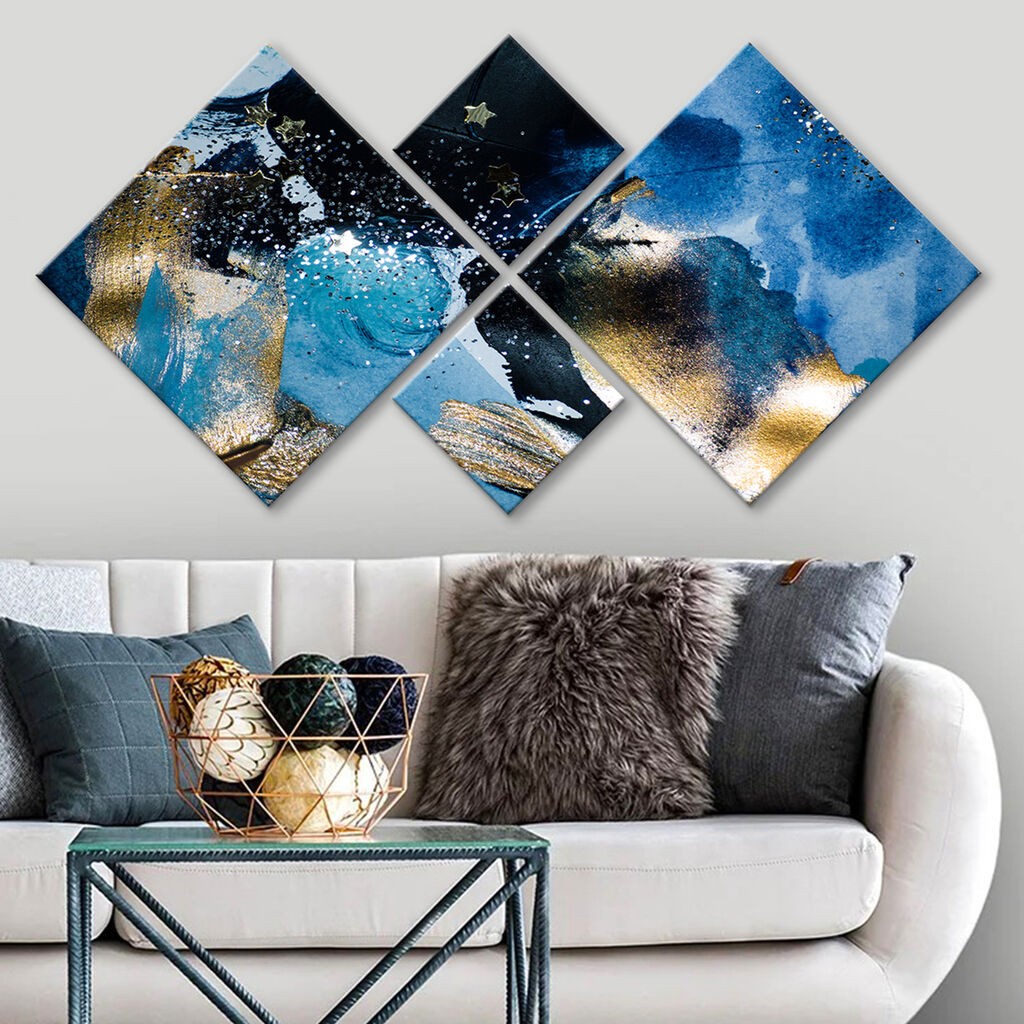 Слика Wallity 4MDF1007501149, 60x115 см, 4 дела