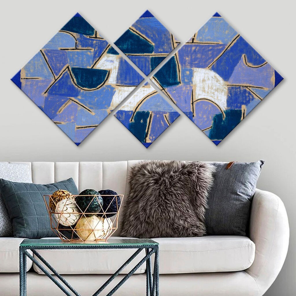 Слика Wallity 4MDF3586212, 60x115 см, 4 дела