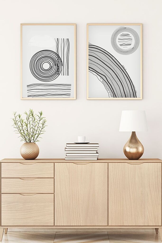 Слика во рамка Wallity Huhu58, 20x30 см, 2 дела