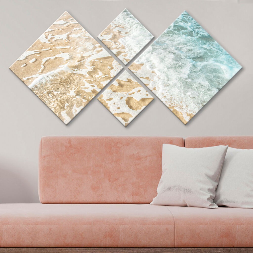 Слика Wallity 4MDF424710, 60x115 см, 4 дела