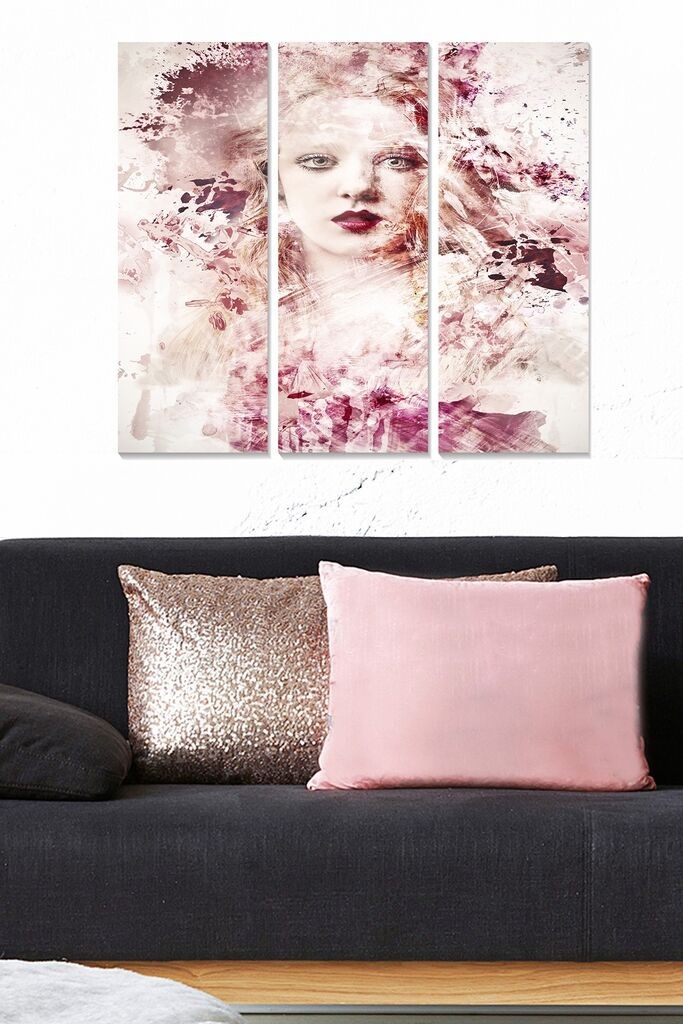 Wallity слика MDF109664210, 70x50 см, 3 дела