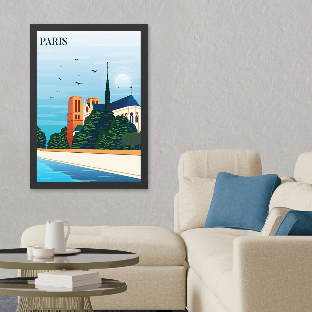 Слика во рамка Wallity Paris 5, 35x45 см